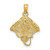 Image of 10K Yellow Gold 2-D Stingray Pendant 10K7521