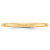 Image of 10K Yellow Gold 2mm Half Round Band Ring