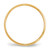 Image of 10K Yellow Gold 2mm Lightweight Half Round Band Ring