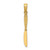 Image of 10k Yellow Gold 3-D & Polished Table Knife Pendant