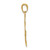 Image of 10k Yellow Gold 3-D Anchor Pendant 10C3345