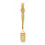 Image of 10K Yellow Gold 3-D and Polished Table Fork Pendant