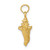 Image of 10K Yellow Gold 3-D Conch Shell Pendant 10C3368