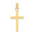 Image of 10k Yellow Gold 3-D Cross Pendant