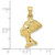 Image of 10K Yellow Gold 3-D Nefertiti Pendant 10C3068