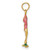 Image of 10k Yellow Gold 3-D Pink Flamingo Pendant