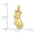 Image of 10k Yellow Gold 3-D Polished & Bow Sitting Cat Pendant Image of 10k Yellow Gold 3-D Polished & Bow Sitting Cat Pendant