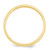 Image of 10K Yellow Gold 3mm Half Round Band Ring