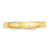 Image of 10K Yellow Gold 3mm Half Round Band Ring