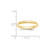 Image of 10K Yellow Gold 3mm Half Round Band Ring