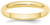 Image of 10K Yellow Gold 3mm Half Round Band Ring