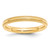 Image of 10K Yellow Gold 3mm Milgrain Comfort Fit Band Ring