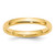 Image of 10K Yellow Gold 3mm Standard Comfort Fit Band Ring