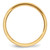 Image of 10K Yellow Gold 4mm Bevel Edge Comfort Fit Band Ring