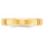 Image of 10K Yellow Gold 4mm Bevel Edge Comfort Fit Band Ring