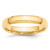 Image of 10K Yellow Gold 4mm Bevel Edge Comfort Fit Band Ring