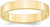 Image of 10K Yellow Gold 4mm Lightweight Flat Band Ring