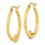 Image of 20mm 10k Yellow Gold Angel Hoop Earrings 10ER151