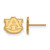 10K Yellow Gold Auburn University X-Small Post Earrings by LogoArt (1Y008AU)