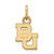 10K Yellow Gold Baylor University X-Small Pendant by LogoArt (1Y001BU)