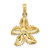 Image of 10K Yellow Gold Beaded Starfish Pendant