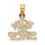 Image of 10K Yellow Gold BORN TO SHOP Pendant