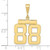 Image of 10K Yellow Gold Casted Medium Polished Number 88 Pendant
