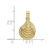 Image of 10K Yellow Gold Clam Shell Pendant