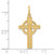 Image of 10K Yellow Gold Cross Charm 10C292