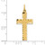 Image of 10K Yellow Gold Cross Charm 10C322