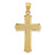 Image of 10K Yellow Gold Cross Pendant 10C1316