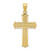 Image of 10K Yellow Gold Cross Pendant 10C1316