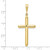 Image of 10K Yellow Gold Cross Pendant 10C1950