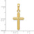 Image of 10k Yellow Gold Cross Pendant 10K5448