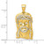 Image of 10k Yellow Gold CZ Micropave Jesus Face Pendant Image of 10k Yellow Gold CZ Micropave Jesus Face Pendant