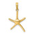 Image of 10k Yellow Gold Dancing Starfish Pendant 10K7671