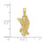 Image of 10k Yellow Gold Eagle Landing Pendant