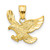 Image of 10K Yellow Gold Eagle Pendant 10C1009