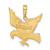 Image of 10K Yellow Gold Eagle Pendant 10C3491