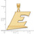 Image of 10K Yellow Gold Eastern Kentucky University Large Pendant by LogoArt (1Y013EKU)