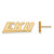 10K Yellow Gold Eastern Kentucky University Small Post Earrings by LogoArt