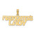 Image of 10K Yellow Gold FIREFIGHTERS LADY Pendant