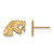 10K Yellow Gold Florida A&M University X-Small Post Earrings by LogoArt