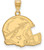 Image of 10K Yellow Gold Florida State University Large Pendant by LogoArt (1Y092FSU)
