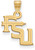 Image of 10K Yellow Gold Florida State University Small Pendant by LogoArt (1Y059FSU)