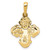 Image of 10K Yellow Gold Four Way Medal Pendant