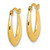 Image of 15mm 10k Yellow Gold Hollow Hoop Earrings