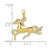 Image of 10k Yellow Gold Horse Pendant 10K3338