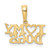 Image of 10k Yellow Gold I Heart My Dogs Pendant