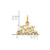 Image of 10K Yellow Gold I Love My Grandma Charm